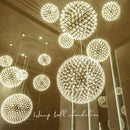 GobekUsa LED Spark Ball Pendant Light | Modern Stainless Steel Chandelier Lighting