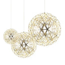 GobekUsa LED Spark Ball Pendant Light | Modern Stainless Steel Chandelier Lighting
