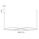 GobekUsa LED Spiral Aluminu Chandelier - Modern Decor for Home, Office, and Dining Areas