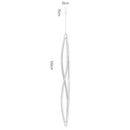 GobekUsa LED Spiral Aluminu Chandelier - Modern Decor for Home, Office, and Dining Areas