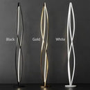 GobekUsa LED Spiral Aluminu Chandelier - Modern Decor for Home, Office, and Dining Areas