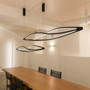 GobekUsa LED Spiral Aluminu Chandelier - Modern Decor for Home, Office, and Dining Areas
