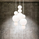 GobekUsa LED Spiral Ball Pendant: Modern Nordic Art Decor Lighting for Bedroom/Kitchen/Dining Room