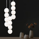 GobekUsa LED Spiral Ball Pendant: Modern Nordic Art Decor Lighting for Bedroom/Kitchen/Dining Room