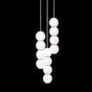 GobekUsa LED Spiral Ball Pendant: Modern Nordic Art Decor Lighting for Bedroom/Kitchen/Dining Room