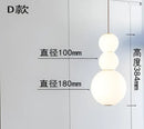 GobekUsa LED Spiral Ball Pendant: Modern Nordic Art Decor Lighting for Bedroom/Kitchen/Dining Room