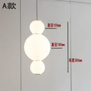 GobekUsa LED Spiral Ball Pendant: Modern Nordic Art Decor Lighting for Bedroom/Kitchen/Dining Room