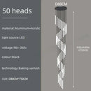 GobekUsa LED Spiral Ceiling Chandelier - Home Decor