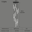 GobekUsa LED Spiral Ceiling Chandelier - Home Decor