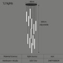 GobekUsa LED Spiral Ceiling Chandelier - Home Decor