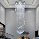 GobekUsa LED Spiral Crystal Ball Chandelier for Staircase | Modern Indoor Hanging Light Fixture