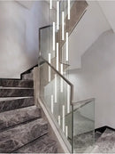 GobekUsa LED Spiral Staircase Ceiling Chandelier