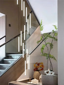 GobekUsa LED Spiral Staircase Ceiling Chandelier