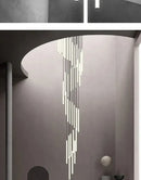 GobekUsa LED Spiral Staircase Chandelier for Modern Home