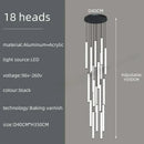 GobekUsa LED Spiral Staircase Chandelier for Modern Home