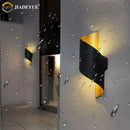 GobekUsa LED Spiral Wall Light: IP65 Waterproof Outdoor Lighting for Home Store, Corridor, Balcony
