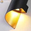 GobekUsa LED Spiral Wall Light: IP65 Waterproof Outdoor Lighting for Home Store, Corridor, Balcony
