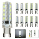 Clear glass g9 led spot light bulb for living room chandeliers by Decorbites