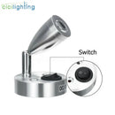 Modern silver led spot reading light rv and boat adjustable spotlight by Decorbites