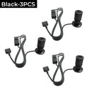 Modern black usb led spotlight showcase and cabinet light by Decorbites