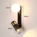 GobekUsa LED Spotlight Wall Lamp for Bedside Bedroom Study Living Room Decoration