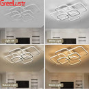 GobekUsa LED Square Chandelier Ceiling Light for Living Room Bedroom