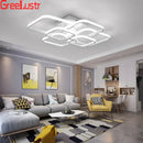 GobekUsa LED Square Chandelier Ceiling Light for Living Room Bedroom
