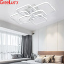 GobekUsa LED Square Chandelier Ceiling Light for Living Room Bedroom