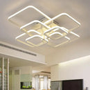 GobekUsa LED Square Chandelier Ceiling Light for Living Room Bedroom