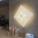 GobekUsa LED Square Fabric Wall Lamp | Minimalist Design for Living Room, Bedroom, Corridor