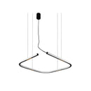 GobekUsa LED Square Sensor Chandelier for Living Room Lighting