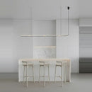 GobekUsa LED Square Sensor Chandelier for Living Room Lighting