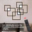 GobekUsa LED Square Wall Lamp for Living Room Bedroom Foyer - Indoor Decor Lighting