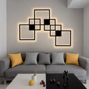 GobekUsa LED Square Wall Lamp for Living Room Bedroom Foyer - Indoor Decor Lighting