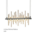 GobekUsa LED Stainless Steel Pendant Light Chandelier for Home Decor in Foyer, Living Room, Bedroom, Restaurant