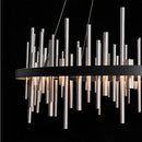 GobekUsa LED Stainless Steel Pendant Light Chandelier for Home Decor in Foyer, Living Room, Bedroom, Restaurant