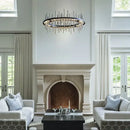 GobekUsa LED Stainless Steel Pendant Light Chandelier for Home Decor in Foyer, Living Room, Bedroom, Restaurant