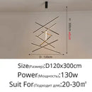 GobekUsa LED Stair Ceiling Chandelier for Living Room