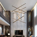 GobekUsa LED Stair Ceiling Chandelier for Living Room