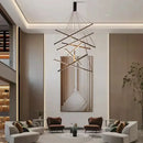 GobekUsa LED Stair Ceiling Chandelier for Living Room
