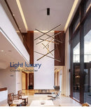 GobekUsa LED Stair Ceiling Chandelier for Living Room