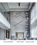 GobekUsa LED Stair Ceiling Chandelier for Living Room