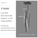 GobekUsa LED Stair Chandelier: Luxury Loft Geometry Pendant Lamps for Modern Living