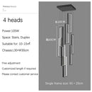 GobekUsa LED Stair Chandelier: Luxury Loft Geometry Pendant Lamps for Modern Living