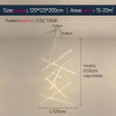 GobekUsa LED Stair Chandelier: Modern, Simple, Villa Hall, Hotel Decor, Indoor Lighting