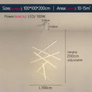 GobekUsa LED Stair Chandelier: Modern, Simple, Villa Hall, Hotel Decor, Indoor Lighting