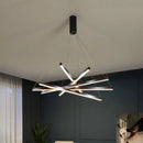 GobekUsa LED Stair Chandelier: Modern, Simple, Villa Hall, Hotel Decor, Indoor Lighting
