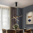 GobekUsa LED Stair Chandelier: Modern, Simple, Villa Hall, Hotel Decor, Indoor Lighting