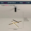 GobekUsa LED Stair Chandelier: Modern, Simple, Villa Hall, Hotel Decor, Indoor Lighting