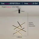 GobekUsa LED Stair Chandelier: Modern, Simple, Villa Hall, Hotel Decor, Indoor Lighting